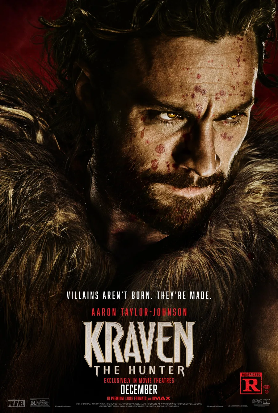 Kraven the Hunter film poster