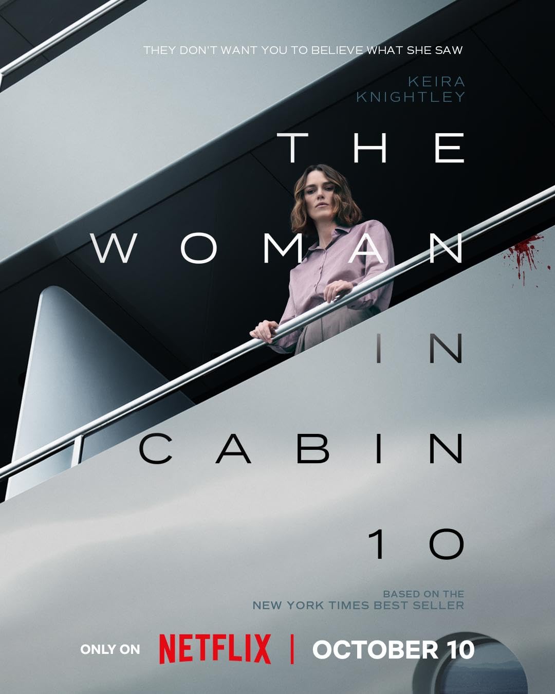 The Woman in Cabin 10 film poster